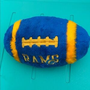NFL St Louis Rams 1993 Blue and Yellow Plush Football  Embroidered Logo